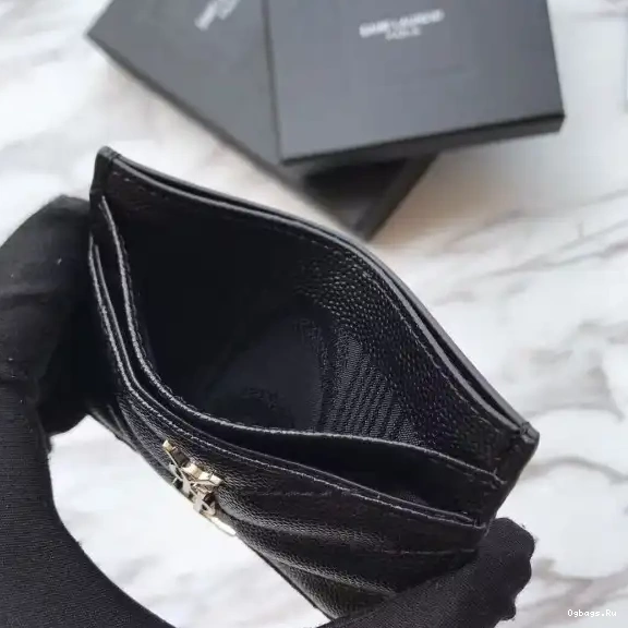 MATELASSÉ CASSANDRE CARD YSL CASE 0518